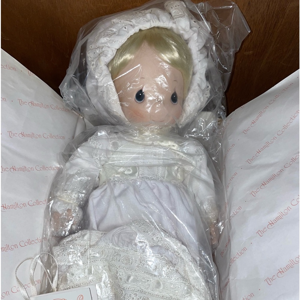 New in Box Christening Doll - Precious Moments